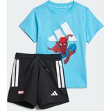 adidas Sportswear adidas x Marvel Spider-Man T-shirt Set Kids - Kinderen - Blauw- 74