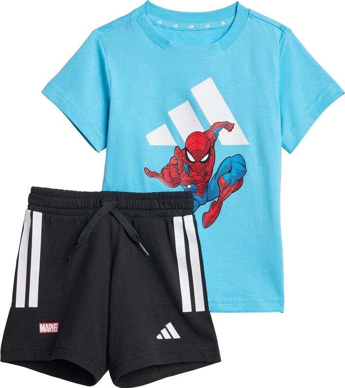 adidas Sportswear adidas x Marvel Spider-Man T-shirt Set Kids - Kinderen - Blauw- 74