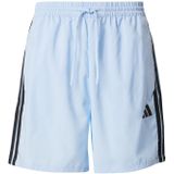 adidas - 3S CHELSEA B - Korte Trainingsshorts - Glow Blue/Black - 100% Polyester