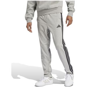 ADIDAS - Joggingbroek - Mêleegrijs - Katoen - 3 Strepen