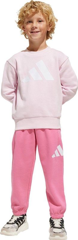 adidas Performance Sweatset - I 3S FT Jog - Clroze/White