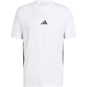 Adidas - Essentials 3-Stripes Jersey T-Shirt - Zwart - Katoen
