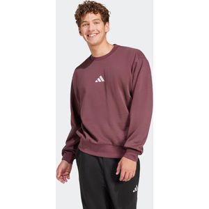 Adidas - Essentials Feelcozy Fleece Sweatshirt - Grijs - Fleece