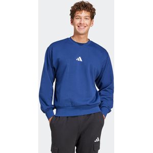 Adidas - Essentials Feelcozy Fleece Sweatshirt - Grijs - Gerecycled Materiaal