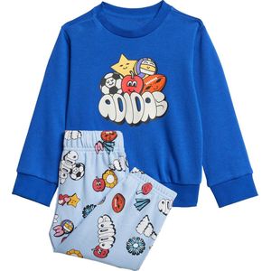 adidas - Trainingspak - Grijs - French Terry - Voor Baby's