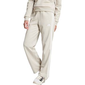 adidas Sportswear Essentials 3 Stripes Open Hem French Terry Broek Dames Beige