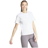 adidas - Essentials Small Logo - T-shirt - Wit - Katoen - Korte Mouwen