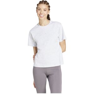 adidas - Essentials Small Logo - T-shirt - Wit - Katoen - Korte Mouwen