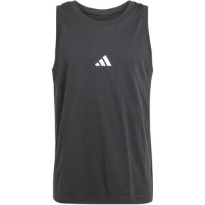 adidas - Sporttanktop - Zwart/Wit - 100% Katoen