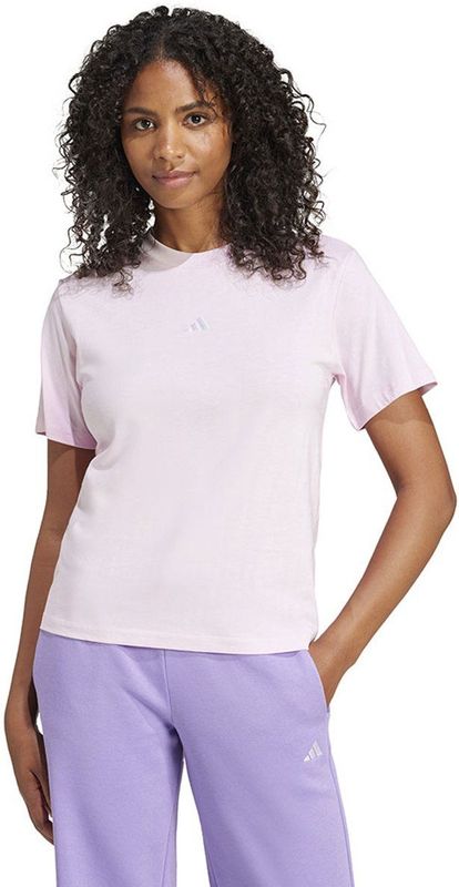 adidas - T-shirt - Zwart - Katoen - Normale Pasvorm