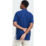 adidas - Essentials 3-Stripes - Poloshirt - Blauw - Piqué