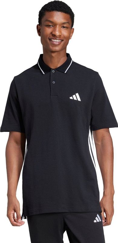 Adidas - Essentials 3 Stripes - Poloshirt - Kleur - Materiaal