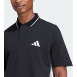 Adidas - Essentials 3 Stripes - Poloshirt - Kleur - Materiaal