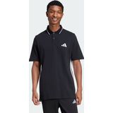Adidas - Essentials 3 Stripes - Poloshirt - Kleur - Materiaal