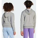 Adidas - Essentials Big Logo Hoodie - Sweatshirt - Grijs - 55% Katoen, 36% Polyester, 9% Viscose