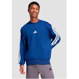 Adidas - Essentials 3 Stripes - Sweatshirt - Zwart - Katoen/Polyester