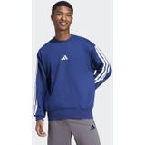 Adidas - Essentials 3 Stripes - Sweatshirt - Zwart - Katoen/Polyester