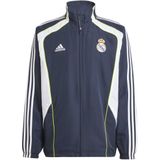 adidas - Real Madrid Urban Purist - Trainingsjack - Donkerblauw Wit Lichtgroen - 100% Gerecycled Polyester