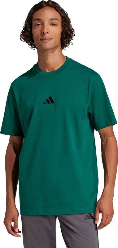 adidas Sportswear Essentials Small Logo Single Jersey T-shirt - Heren - Groen