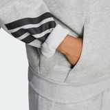 Adidas - Future Icons 3 Stripes - Hoodie - Zwart - Met Capuchon - Gerecycled Materiaal