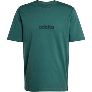 adidas - Essentials Linear - T-shirt - Zwart