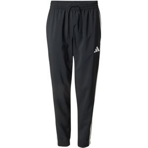 Adidas - Essentials 3-Stripes Woven Joggingbroek - Zwart - Gerecycled Materiaal