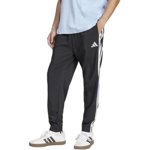 Adidas - Essentials 3-Stripes Woven Joggingbroek - Zwart - Gerecycled Materiaal