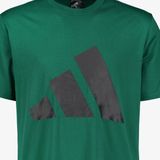 adidas - Essentials Big Logo - T-shirt - Groen - Korte Mouwen