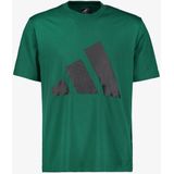 adidas - Essentials Big Logo - T-shirt - Groen - Korte Mouwen