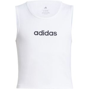 Adidas - Essentials - Mouwloos T-shirt - Wit - 7-8 Jaar