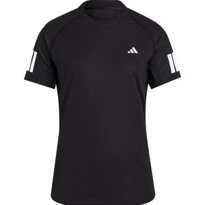 adidas - Performance Club 3-Stripes T-shirt - Zwart - Climacool - Dames