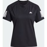 adidas - Performance Club 3-Stripes T-shirt - Zwart - Climacool - Dames