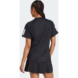 adidas - Performance Club 3-Stripes T-shirt - Zwart - Climacool - Dames