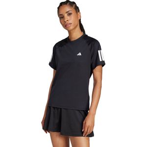 adidas - Performance Club 3-Stripes T-shirt - Zwart - Climacool - Dames