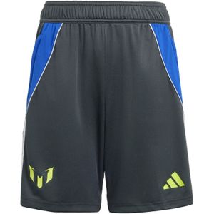 Adidas Messi Unisex Korte Broeken - Grijs - 97% Gerecycled Polyester - AEROREADY