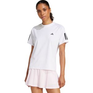 adidas - Performance Club 3-Stripes T-shirt - Dames - Wit - Climacool