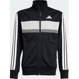 adidas - Tiberio 3-Stripes - Trainingspak - Zwart - 100% Polyester