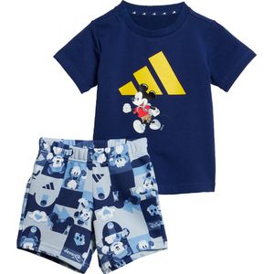 adidas Sportswear adidas x Disney Mickey Mouse T-shirt Setje Kids - Kinderen - Blauw- 62