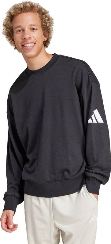 adidas - Classic Sweatshirt - Grijs - Katoen/Polyester - Losse Pasvorm
