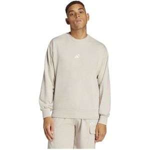 adidas - ESSENTIALS FEELCOZY FRENCH TERRY - Sweatshirt - wonder alumina/white