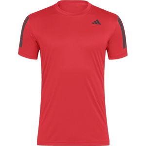 adidas Performance Club Tennis Climacool 3-Stripes T-shirt - Heren - Rood
