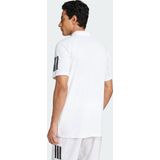 adidas Performance Club Tennis 3-Stripes Poloshirt - Heren - Wit
