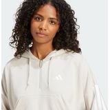adidas - Hoodie - Zwart - French Terry - Losse Pasvorm