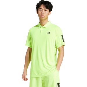 Adidas - Club 3 Stripes - Poloshirt - Wit - 100% Gerecycled Polyester