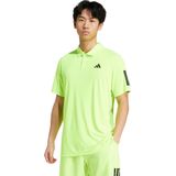 Adidas - Club 3 Stripes - Poloshirt - Wit - 100% Gerecycled Polyester