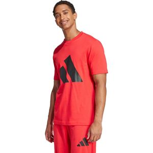 adidas - T-shirt - Zwart - Katoen - Normale Pasvorm