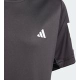 Adidas - Club 3 Stripes - T-shirt - Geen Kleur - Korte Mouwen, Synthetisch, Ademend