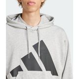 adidas - Essentials Big Logo - Hoodie - Grijs - French Terry
