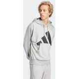 adidas - Essentials Big Logo - Hoodie - Grijs - French Terry