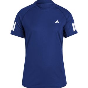 adidas - Performance Club 3-Stripes T-shirt - Dames - Blauw - Climacool